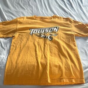 Yellow Towson college tee